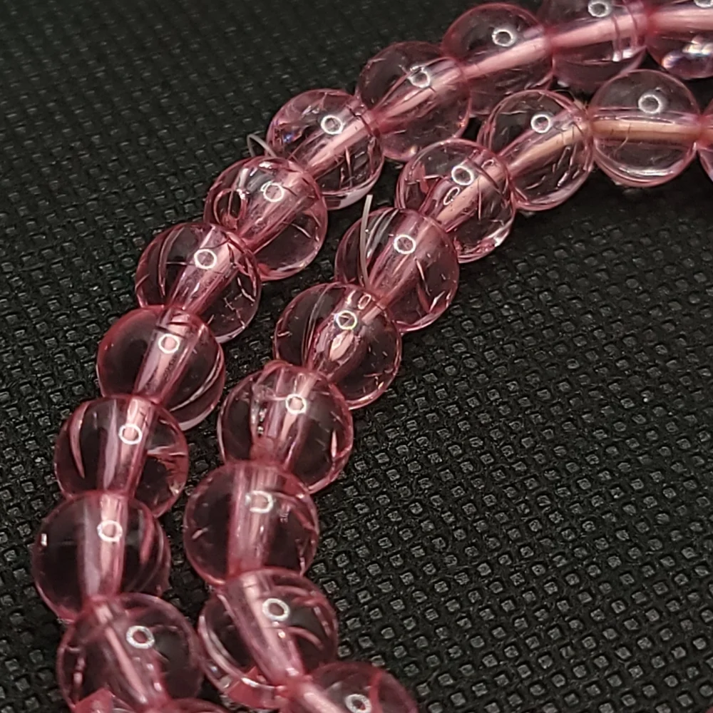 FREE With Purchase Translucent Crackle Bead Stretch Necklace